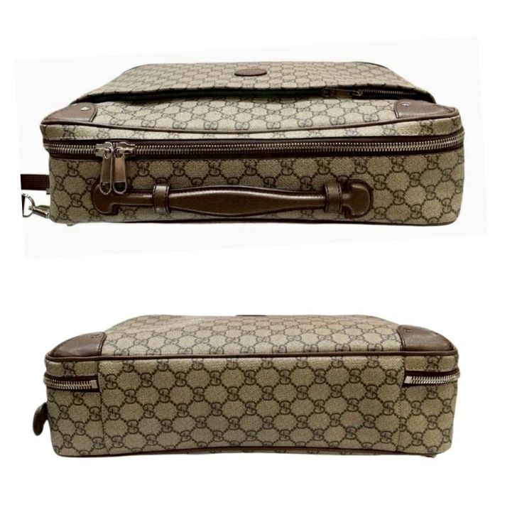 中古美品】GUCCI グッチ GGスプリーム ブリーフケース ビジネス