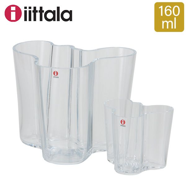 iittala イッタラ Aalto vase set アアルト ベースセット clear クリアー 1008572 160 mm 北欧ブランド ITT-0269-000