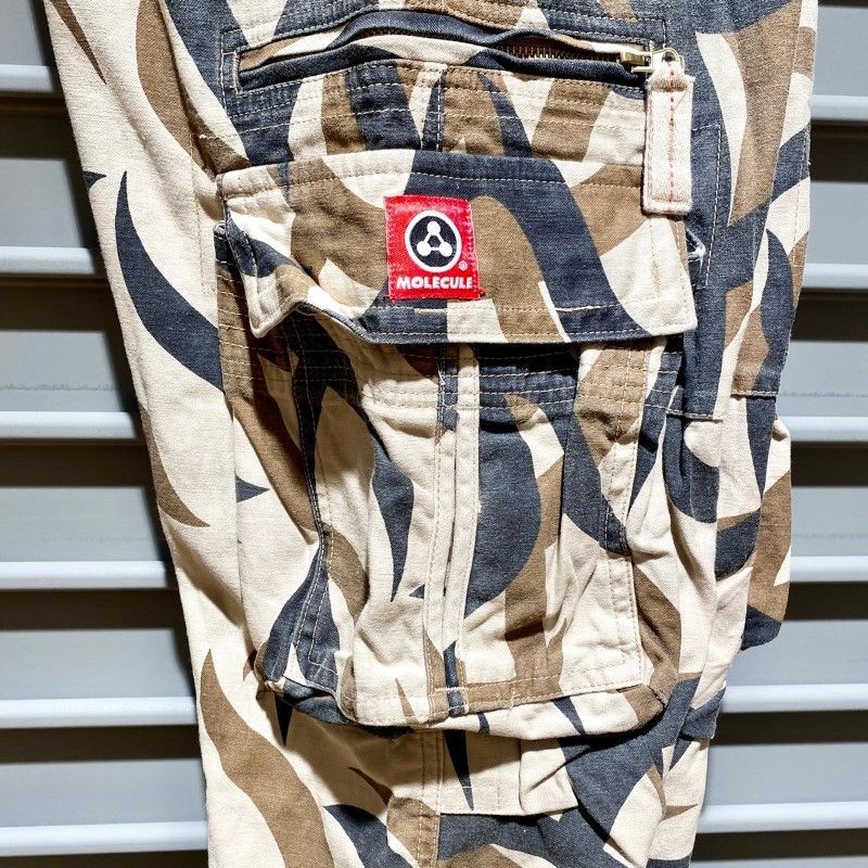 MOLECULE トライバルカモカーゴパンツ
