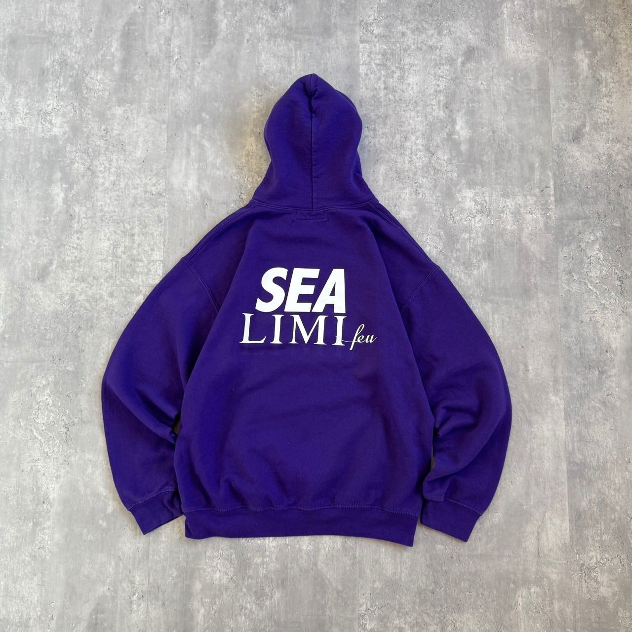 WIND AND SEA × LIMI feu ウィンダシー リミフゥ 20SS プルオーバーフーディー パープル LN-T56-037