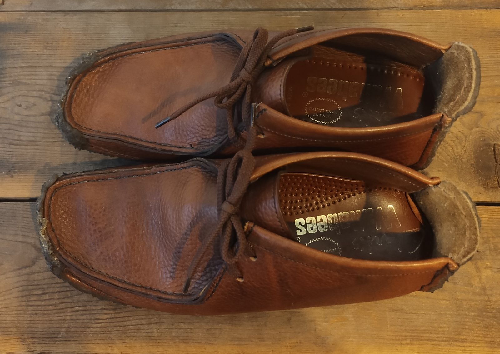□ Clarks Wallabee クラークス ナタリー レッドランド □ 型