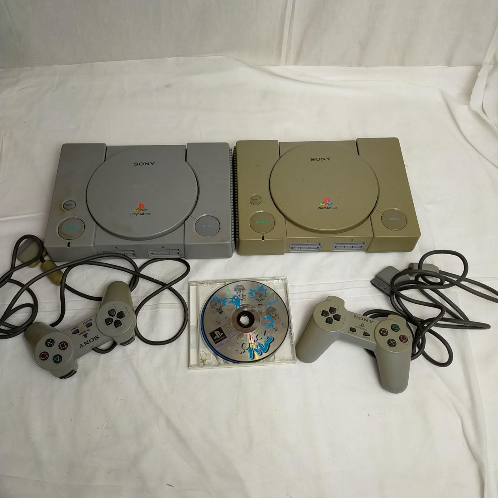 SONY ソニー PlayStation PS1 ゲーム機本体 SCPH-3000 & SCPH-5500 