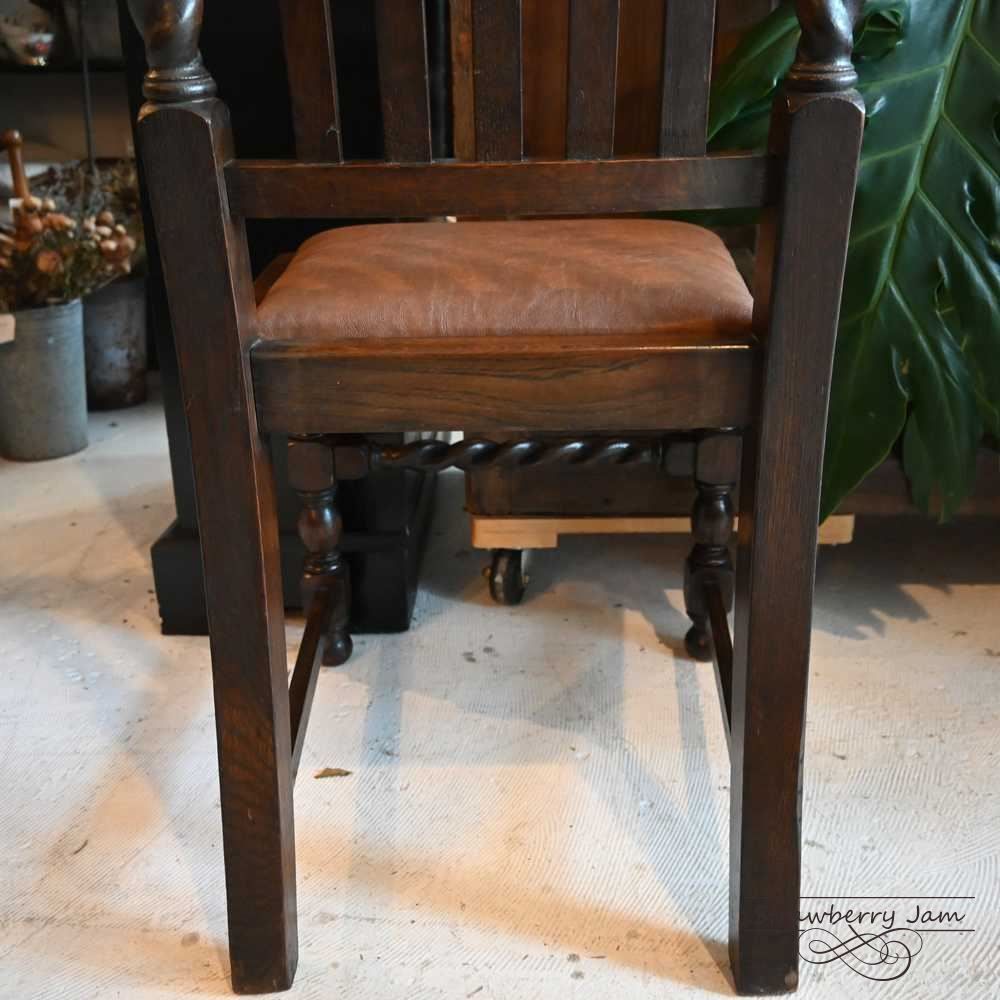 レザーチェア アンティークチェア