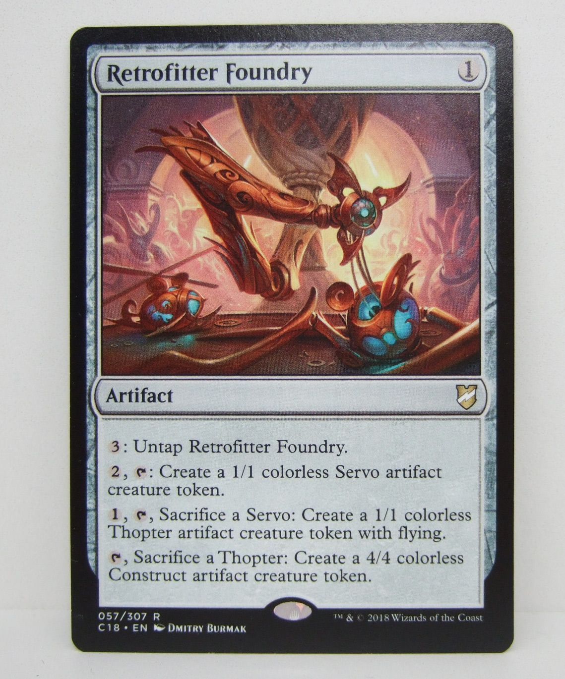 改良式鋳造所　英語　4枚セット　mtg 英語版]《改良式鋳造所/Retrofitter Foundry》(DRC) - MTG