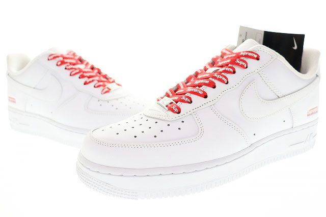 ナイキ NIKE AIR FORCE 1 LOW SP SUPREME 2022 26.5cm WHITE CU9225 ...