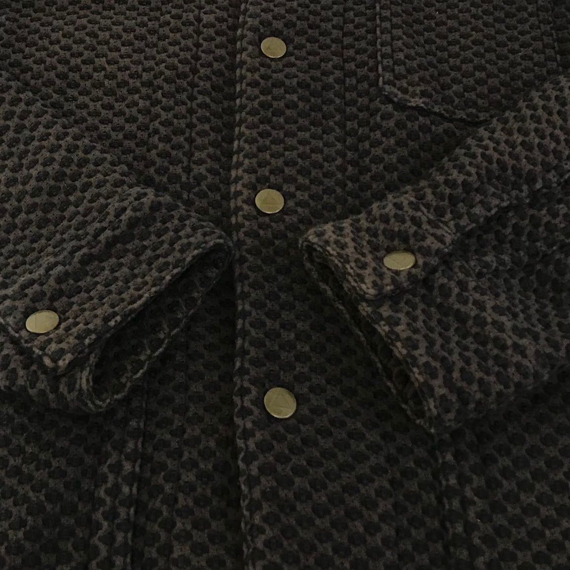 倉吉店】 KUON｜クオン 二重十字刺し子織・カバーオール カバーオール  