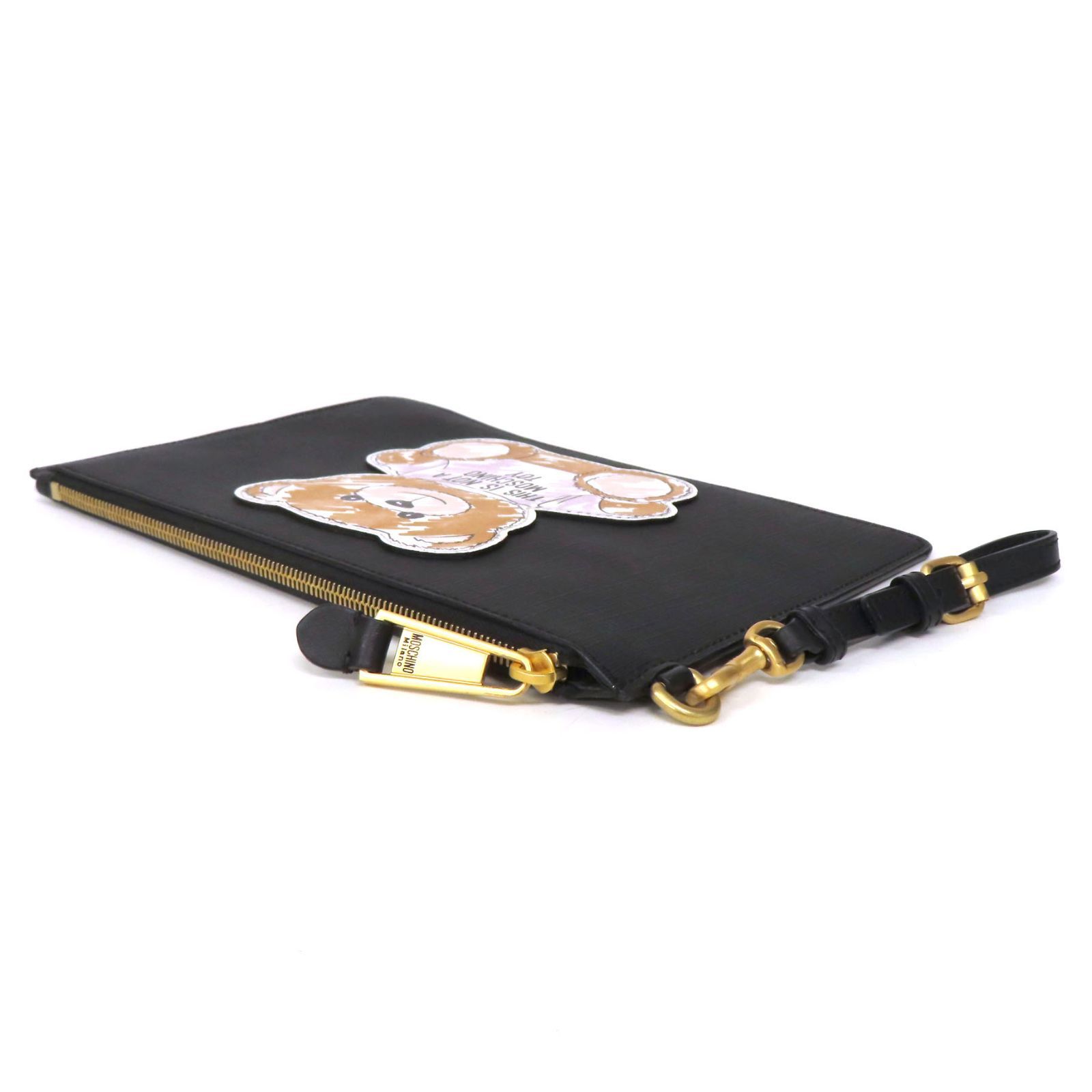 MOSCHINO バッグ 美品 OF25112 新品同様 極美品 MOSCHINO モスキーノ クラッチバッグ