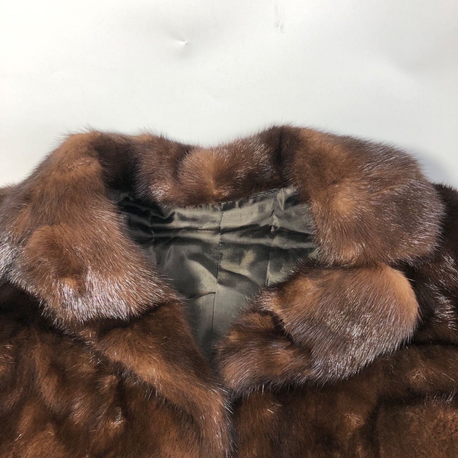 A1022-1-5 レディース ミンク ハーフコート 毛皮 アウター レディース