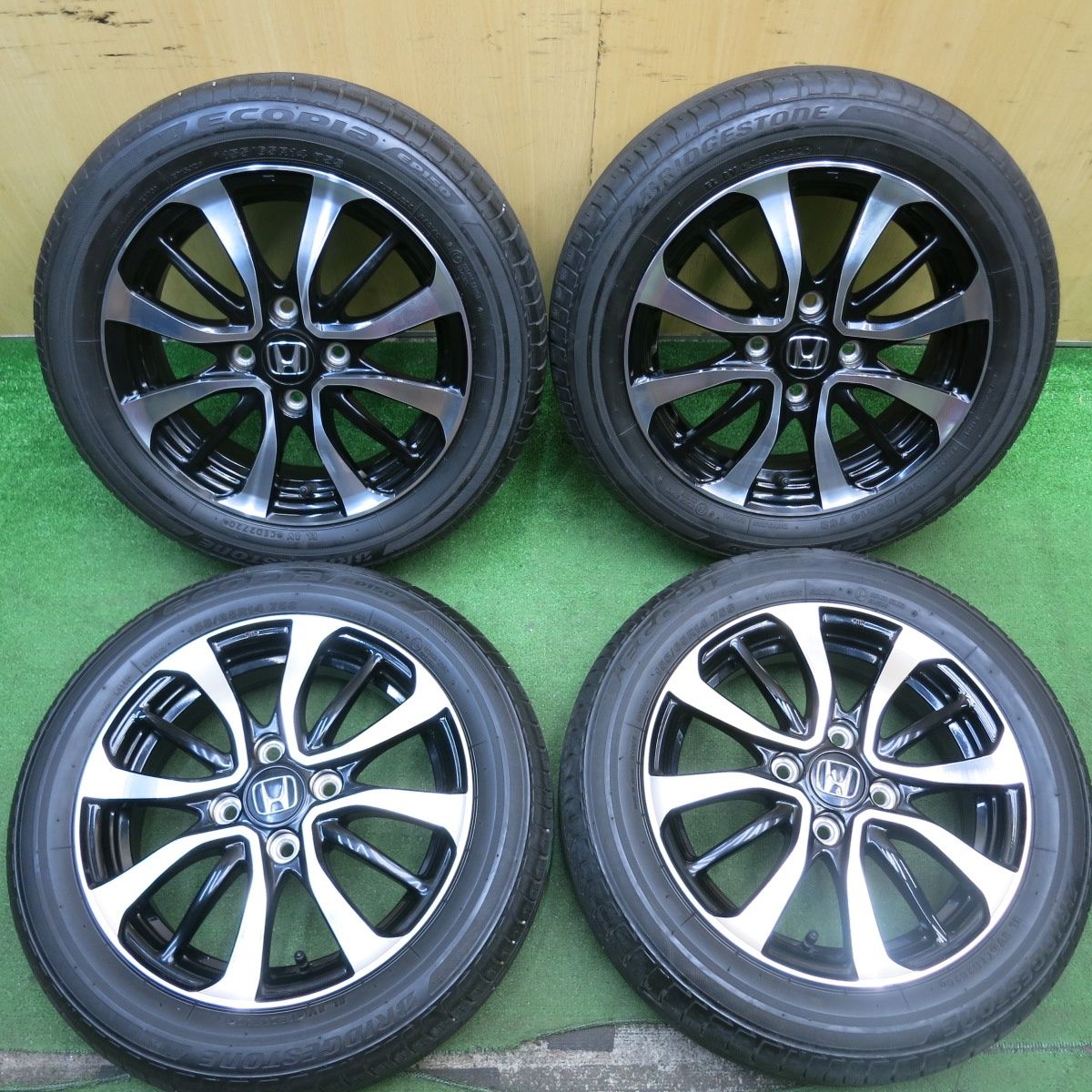 キレイ ホンダ N-BOX カスタム 純正 155 65R14 ブリヂストン エコピア EP150 14インチ Nボックス PCD100 4H 5062711AKノ
