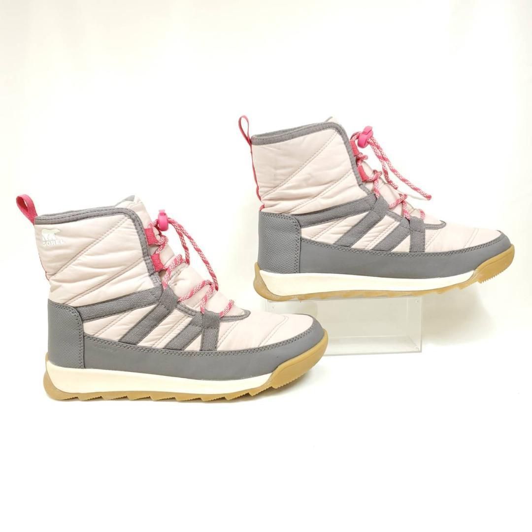 【美品】SOREL スノーブーツ 24cm 新品 美品 SOREL ウィットニーII トールレーススノーブーツ 24cm