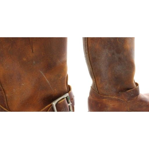 レッドウィング REDWING エンジニアブーツ ショートブーツ レザー US 8.5 茶 ブラウン 2972 YT