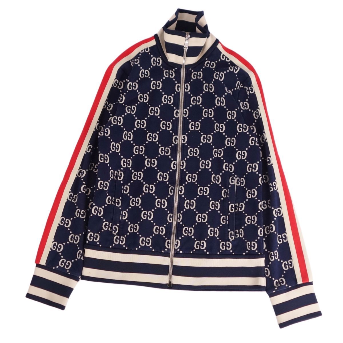 グッチ GUCCI ジャケット ブルゾン ジップアップ ジャージー GG柄