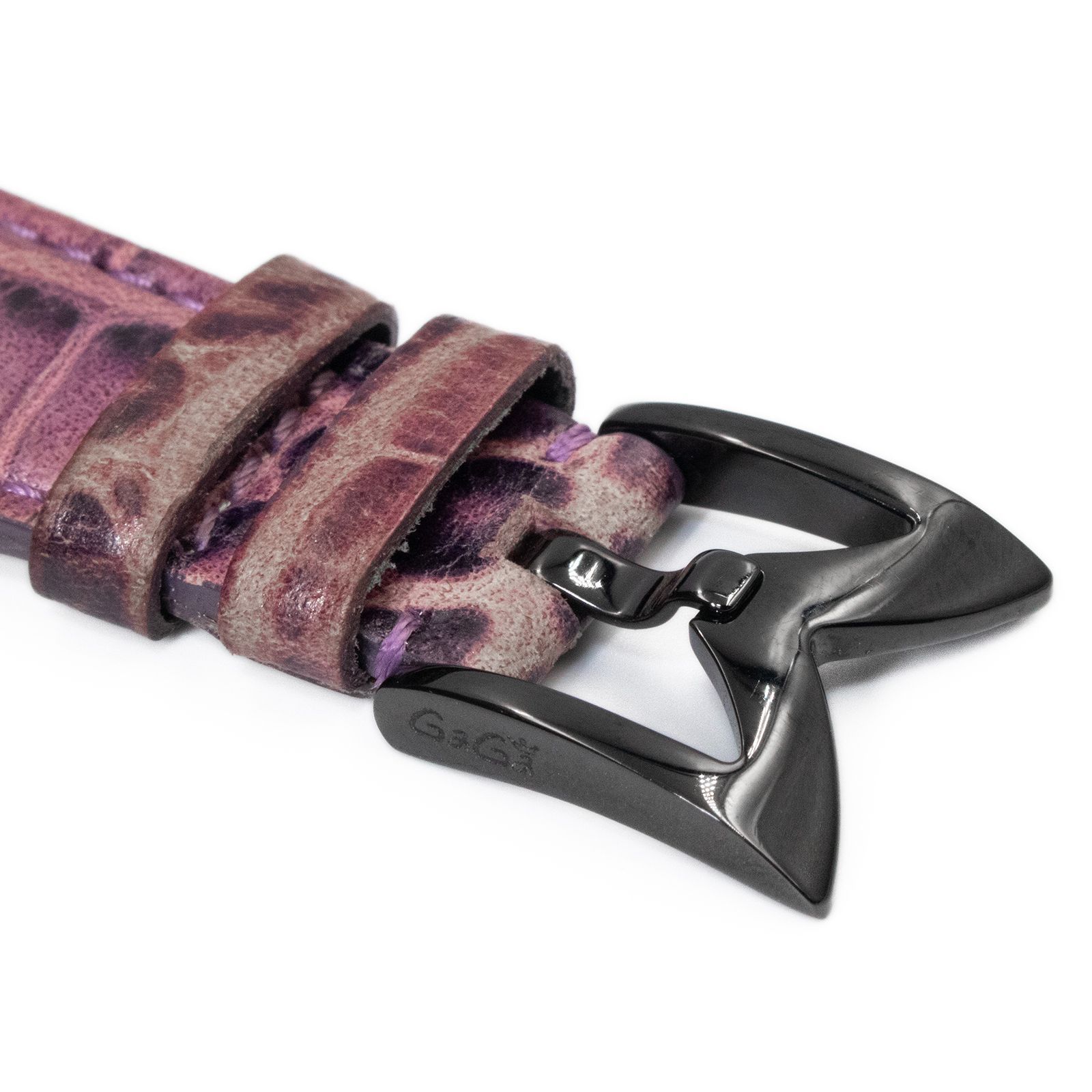 ガガミラノ 腕時計 レディース マヌアーレ40mm 5022.2 黒 ブラック 紫