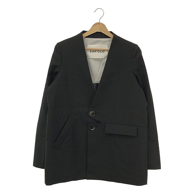 ENFOLD / エンフォルド | 2024SS | THE-JACKET ハードウールジャケット | 38 | レディース