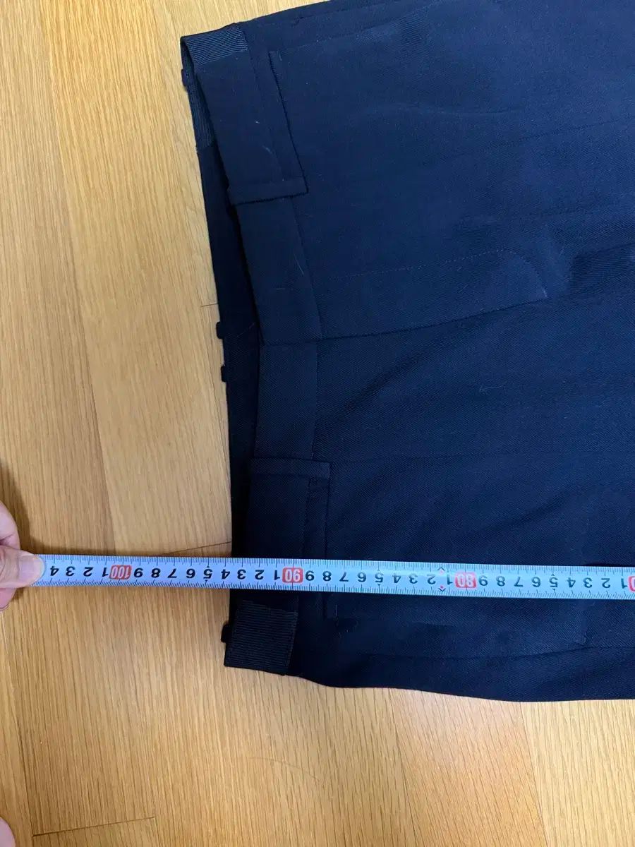 TIME メンズ ブラックパンツ 31