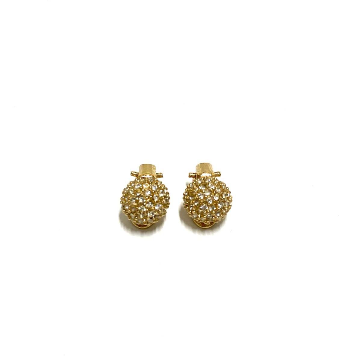 お気に入り 極 美品 Christian Dior クリスチャン ディオール ヴィンテージ イヤリング