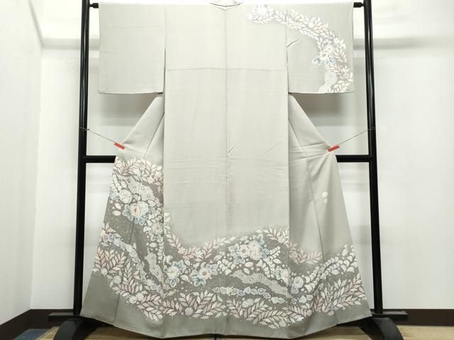 ベストストア日本一受賞店！■平和屋着物■訪問着　越後十日町の一流染匠　桐屋・翠山工房　辻が花　暈し染め　絞り　金彩　逸品　ｗ732 SALE，品質保証 ベストストア日本一受賞店！□平和屋着物□訪問着