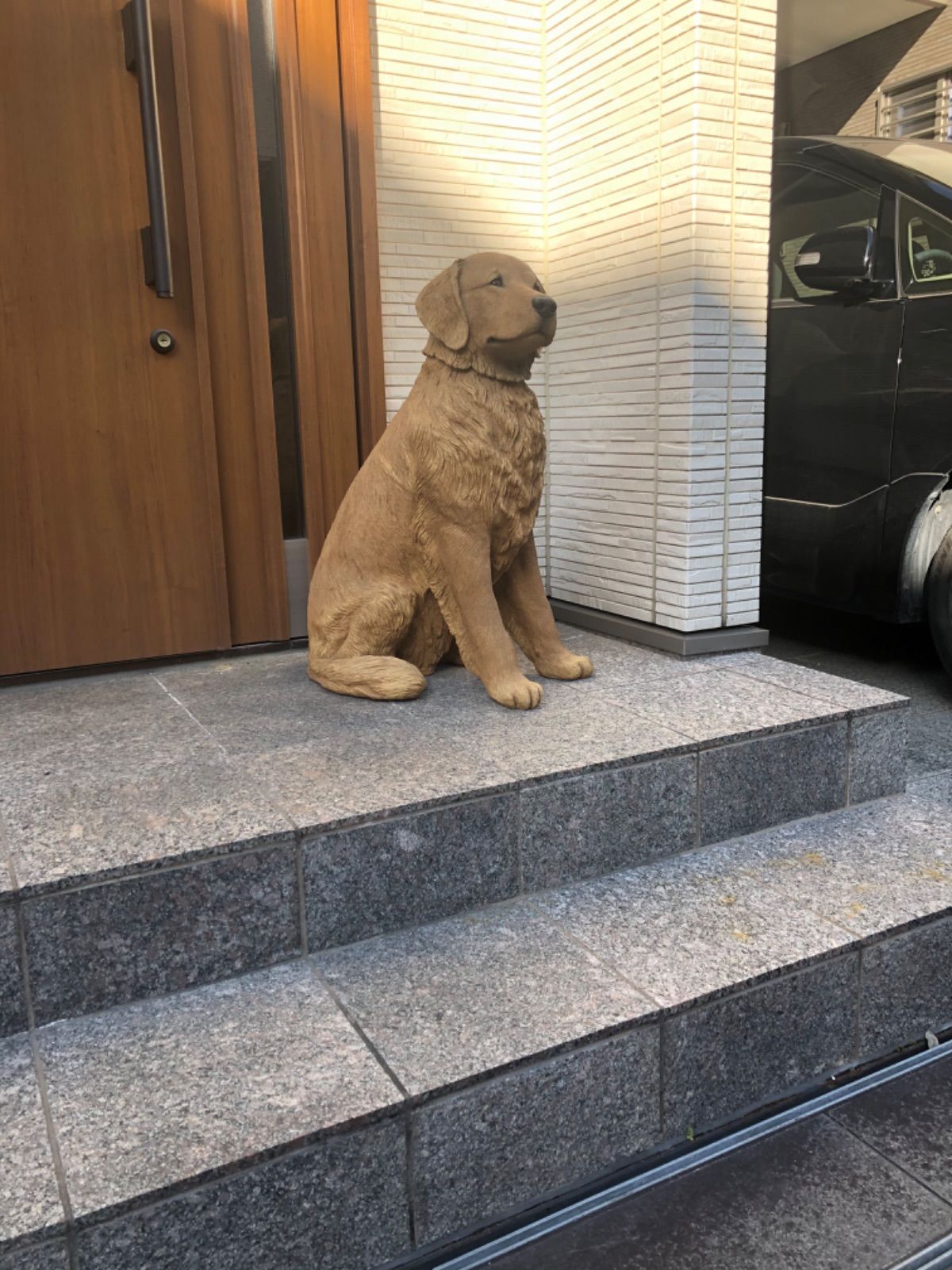 \"飼い主さん\"募集中【犬】ゴールデンレトリバー置物】大型犬 楽天市場】送料無料 犬の置物 大型 ゴールデンレトリバー B