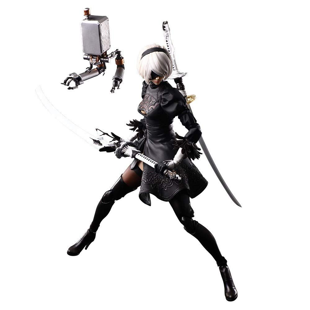 ニーア オートマタ PLAY ARTS改 u0026lt;ヨルハ 二号 B型 DX版u0026gt; PVC製 塗装済み可動フィギュア 