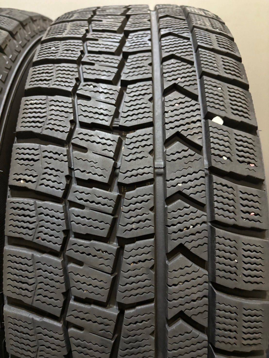 【美品】DC:ニューフロンティア 上下セット ☆205/60R16 DUNLOP/WINTER MAXX WM02 23年製 BRANDLE-LINE 16