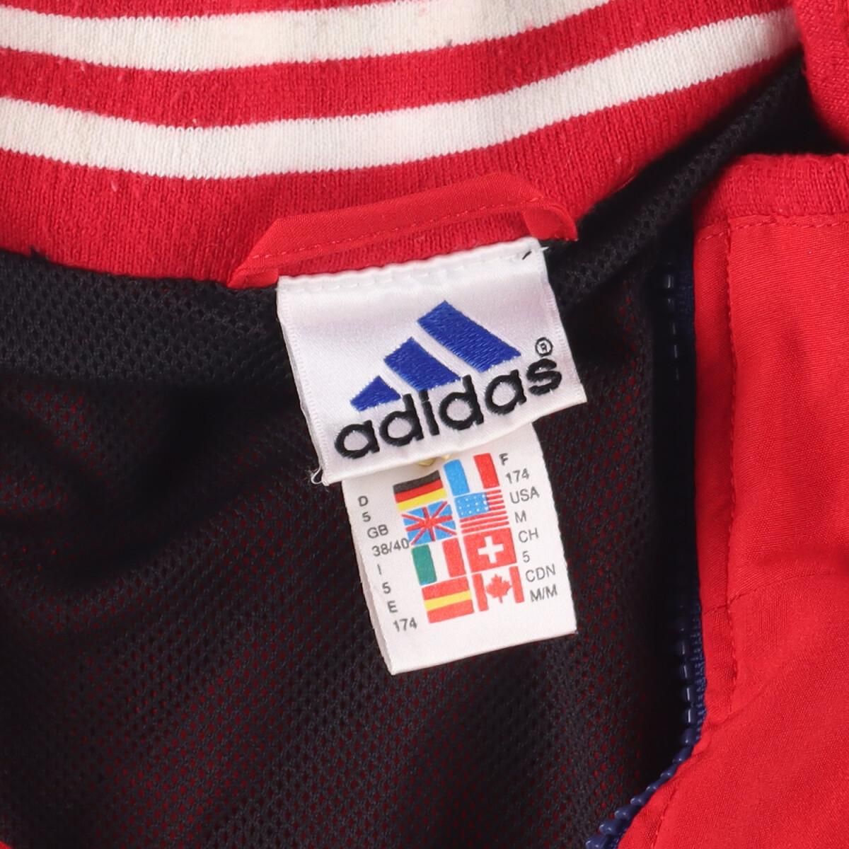 古着 90年代 アディダス adidas バックプリント ウインドブレーカー