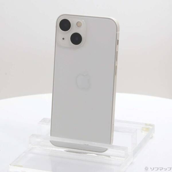 〔 品〕 iPhone13 mini 128GB スターライト MLJE3J A SIMフリー 198