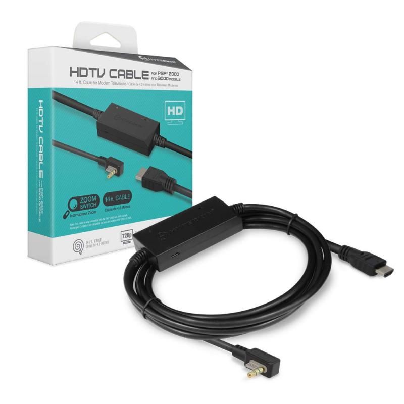 HYPERKIN HDMI変換ケーブル PSP? 2000 -amp- 3000 HDTV CABLE For PSP? 2000 -amp- 3000 | 本体とTVに繋げるだけでゲーム画面が進