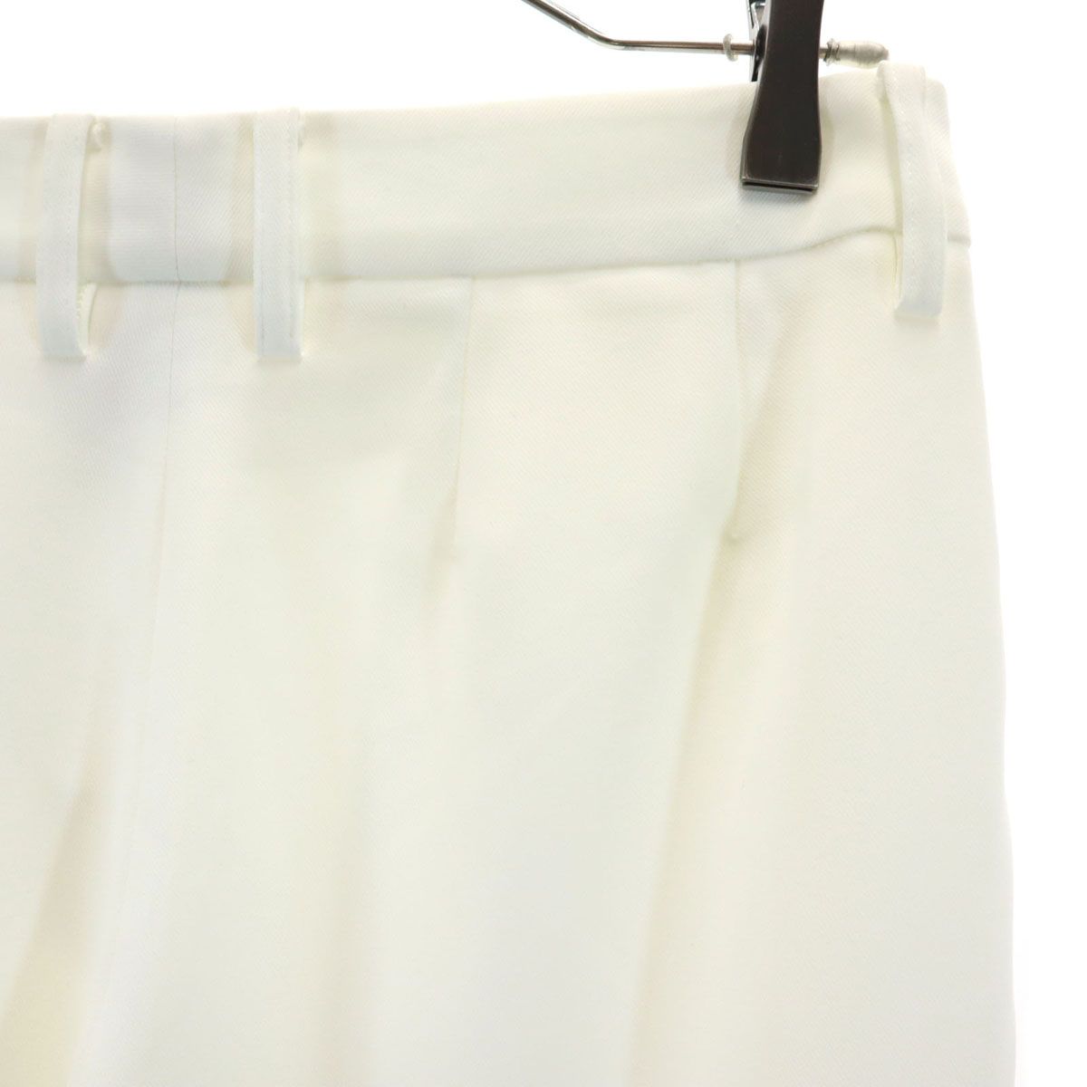 ISSEY MIYAKE イッセイミヤケ 日本製 ワイドパンツ 7 アイボリー
