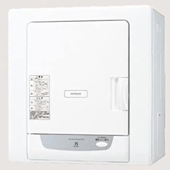 中古】 HITACHI 日立 これっきりボタン 衣類乾燥機 ピュアホワイト DE 