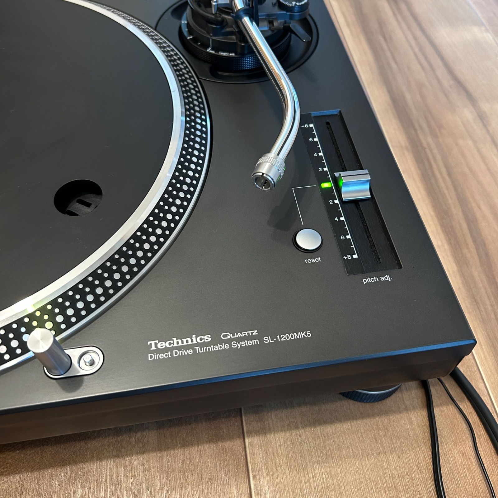 極美品》Technics SL1200 mk5 ブラック 動作確認・メンテナンス済み②