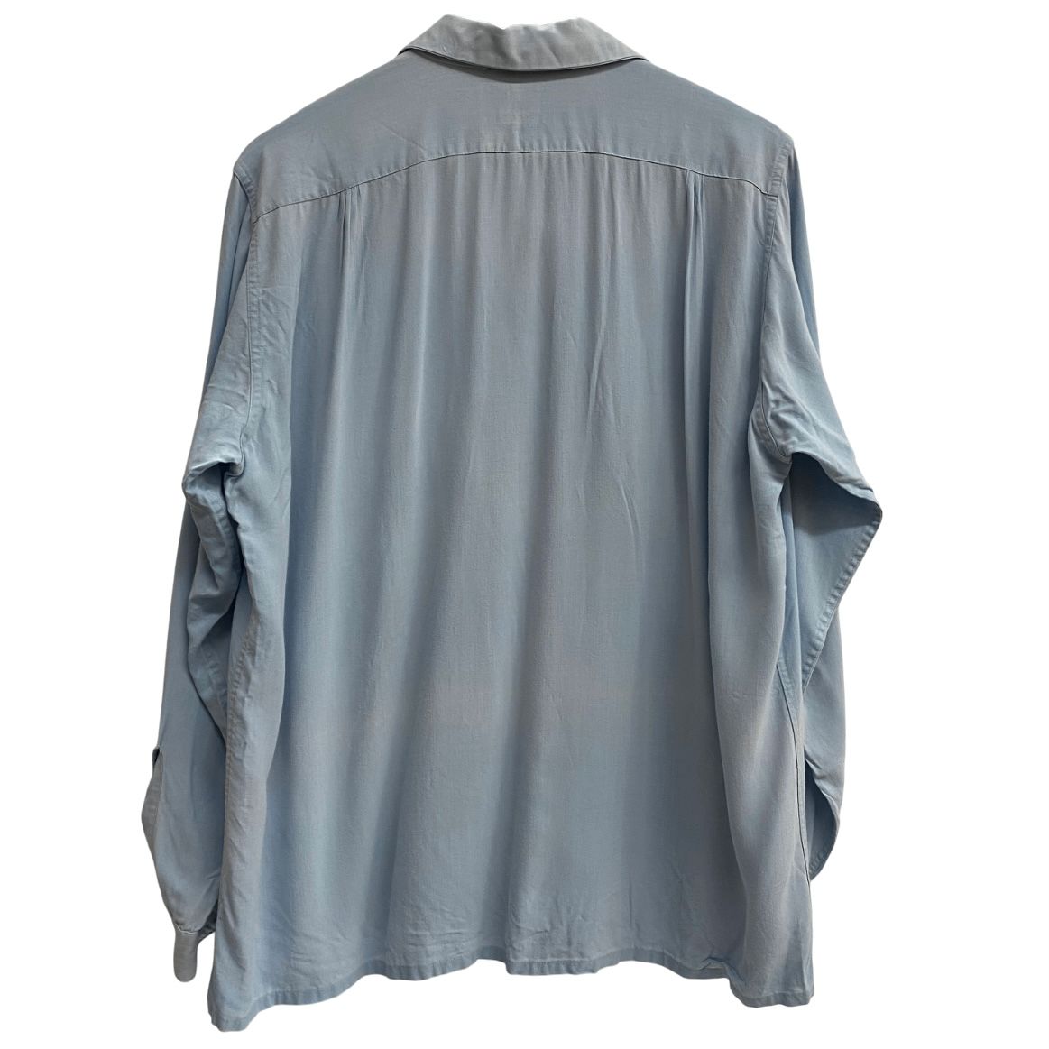 長袖シャツ ブルー