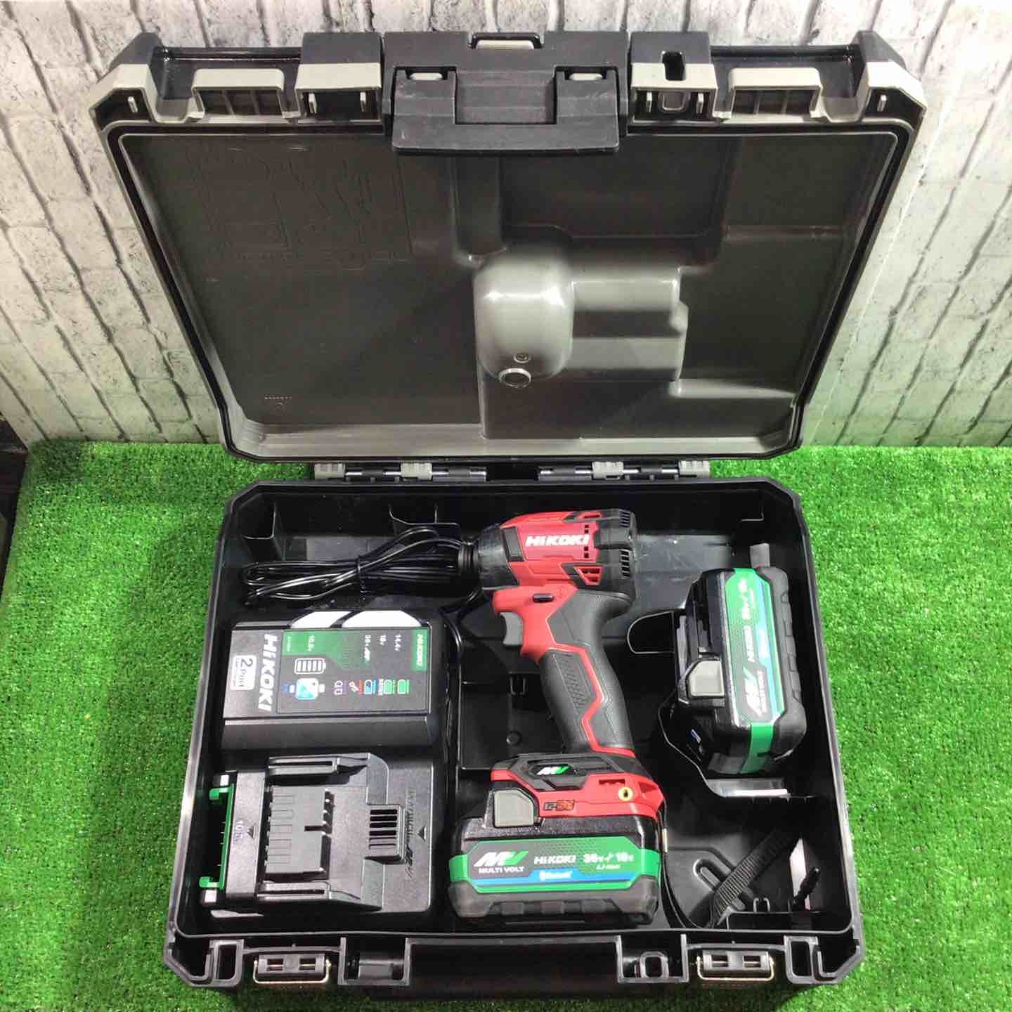 【美品】★ハイコーキ(HIKOKI ※旧:日立工機) コードレスインパクトドライバ スコーピオンレッド WH36DD(2XHRSZ)【川口店】