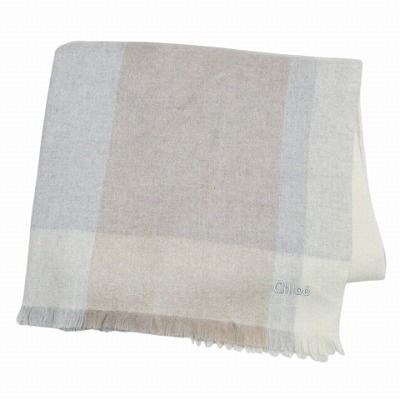 Chloe（マフラー/ショール ・ ブルー・ネイビー/青色系）の