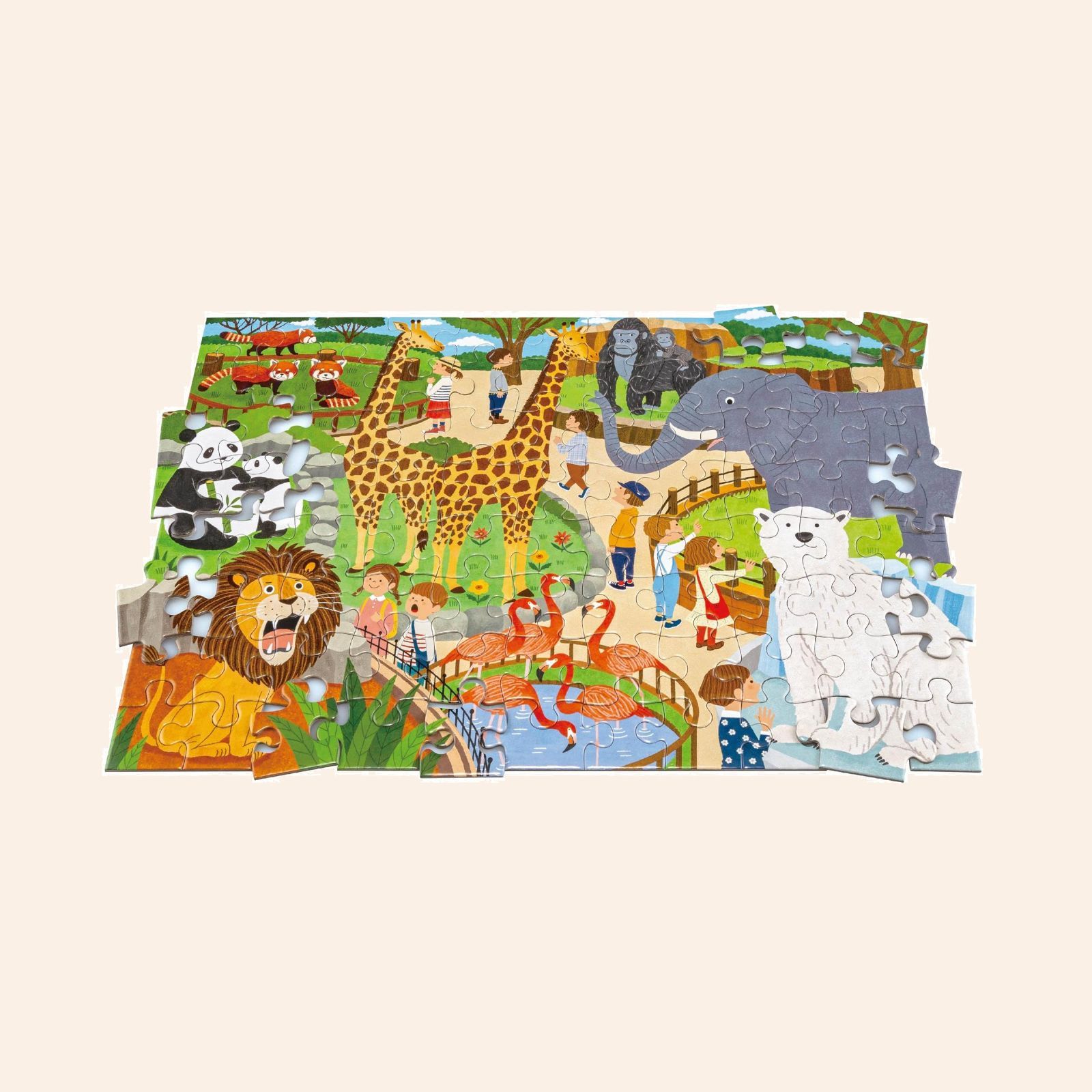 くもんのジグソーパズル STEP4 たのしい動物パーク PUBLISHING) 知育