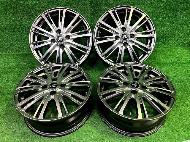 Fang BB ホイール アルミ シルバー 15インチ 5.5J 4穴 4本 100 42