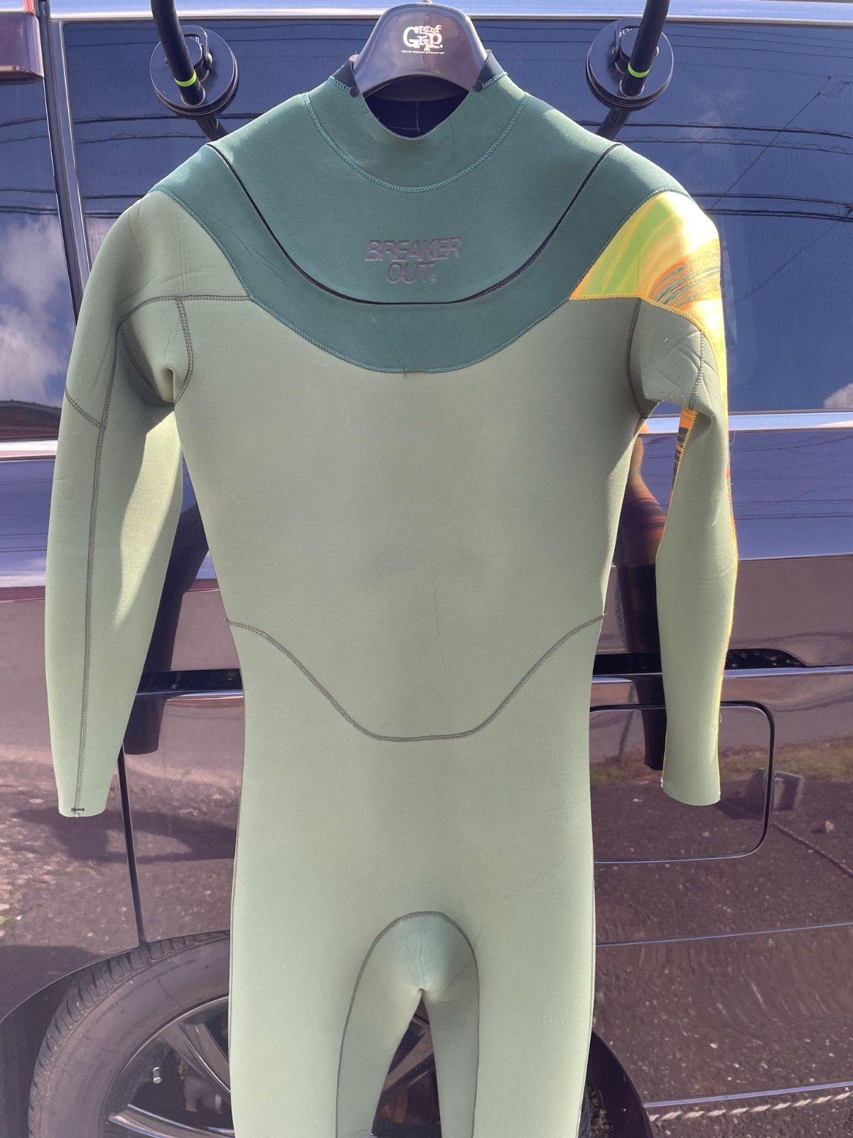 BREAKER OUT 3|2mm フルスーツ HYBRID U-ZIP オーダー品 XL相当 ジャーフル