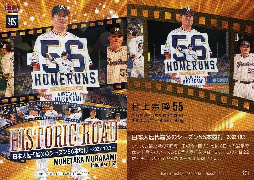 【期間限定品・未開封】復刻ユニフォーム(ホーム/1971-1973年) 村上宗隆 期間限定品・未開封】村上宗隆史上最年少200号本塁打記念