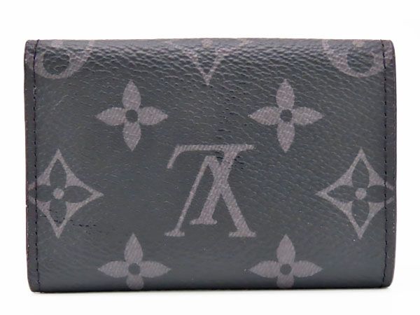 【新品同様】ルイヴィトン　LOUIS VUITTON　モノグラム エクリプス リバース　ディスカバリー コンパクト ウォレット　三つ折り財布　コンパクト財布　ブラック グレー　M45417