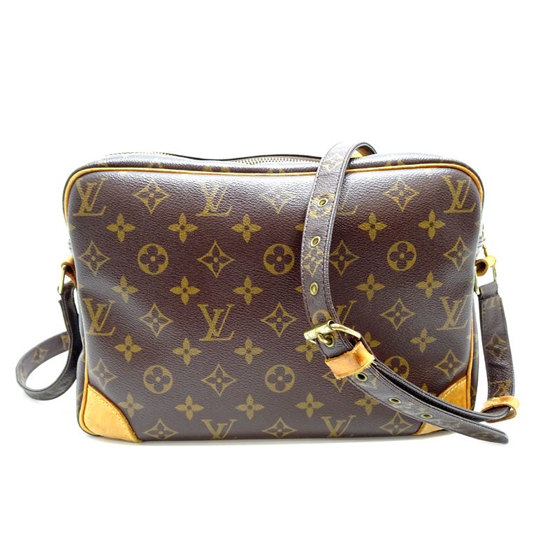 ［飯能本店］LOUIS VUITTON LV ルイ・ヴィトン ルーピングGM M51145（廃番） ショルダーバッグ モノグラム ブラウン レディース DH80101 飯能本店］LOUIS VUITTON LV ルイ・ヴィトン サックプラ・ホリゾンタル