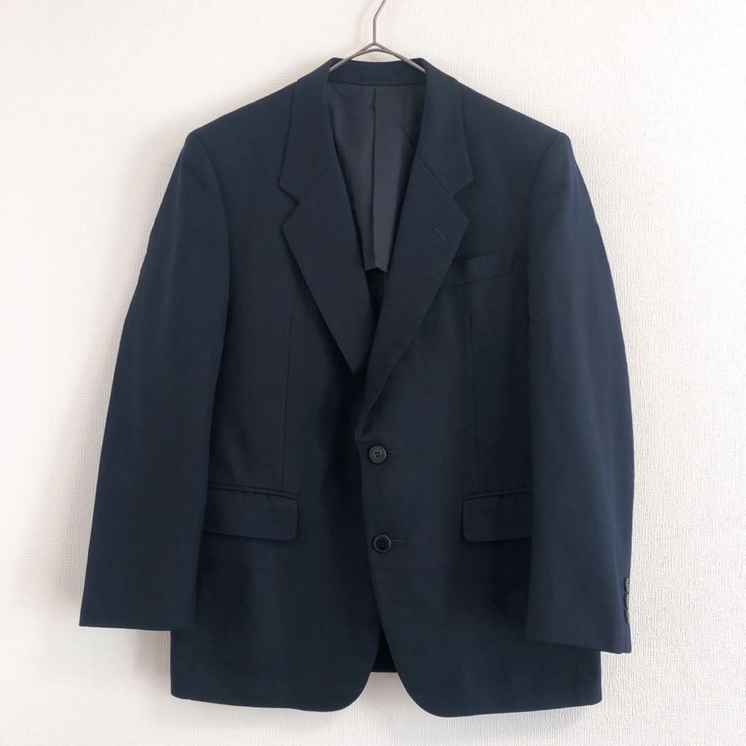 LANVIN ランバン セットアップ スーツ 3点セット ベスト ネイビー