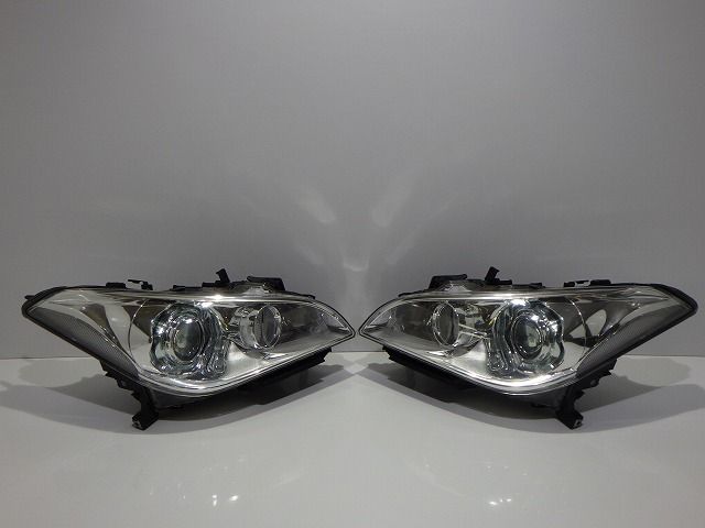 比較的 コーティング加工済 Y51 フーガ KNY51 前期 ヘッドライト左右 HID 100-23035 A AFS バラスト付 250513033