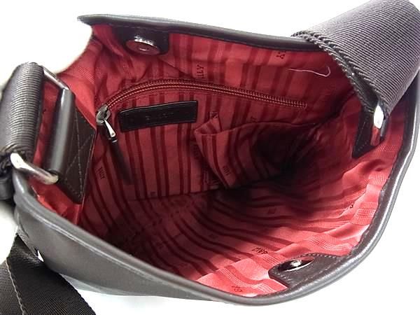 □極美品□ BALLY バリー ナイロン クロスボディ ショルダーバッグ