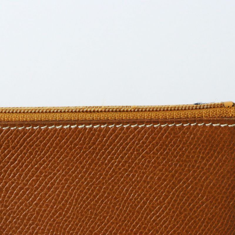 HERMES エルメス ジュラ 三つ折り 財布 ヴォーエプソン ブラウン　メンズ エルメス HERMES ジュラ 三つ折り財布 ウォレット コンパクト