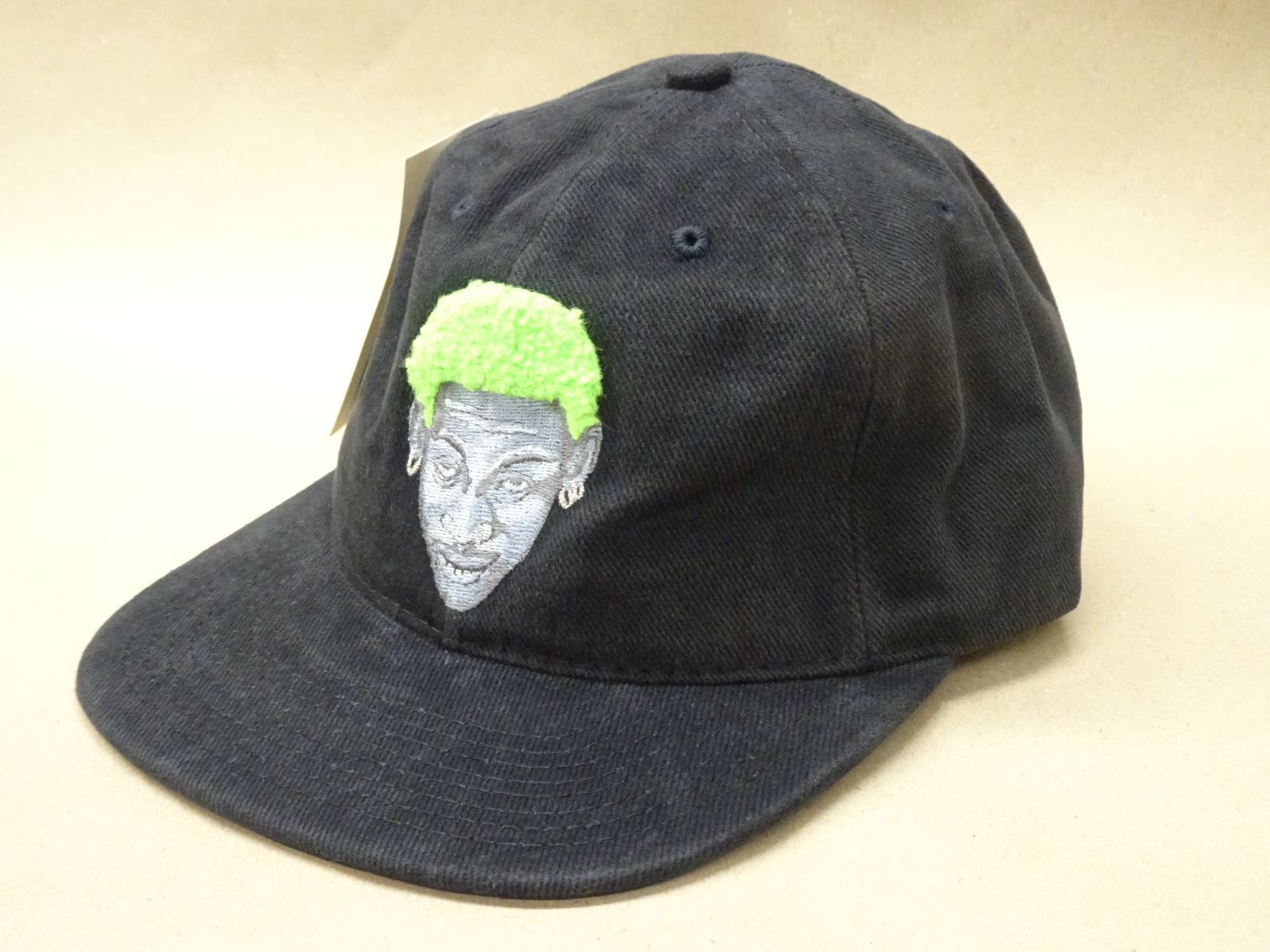 ホ*ン様 NIKE 90’s ロッドマン ヴィンテージ キャップ 黒 緑 USA NIKE 90's ロッドマン ヴィンテージ キャップ 黒 緑 USA製 未