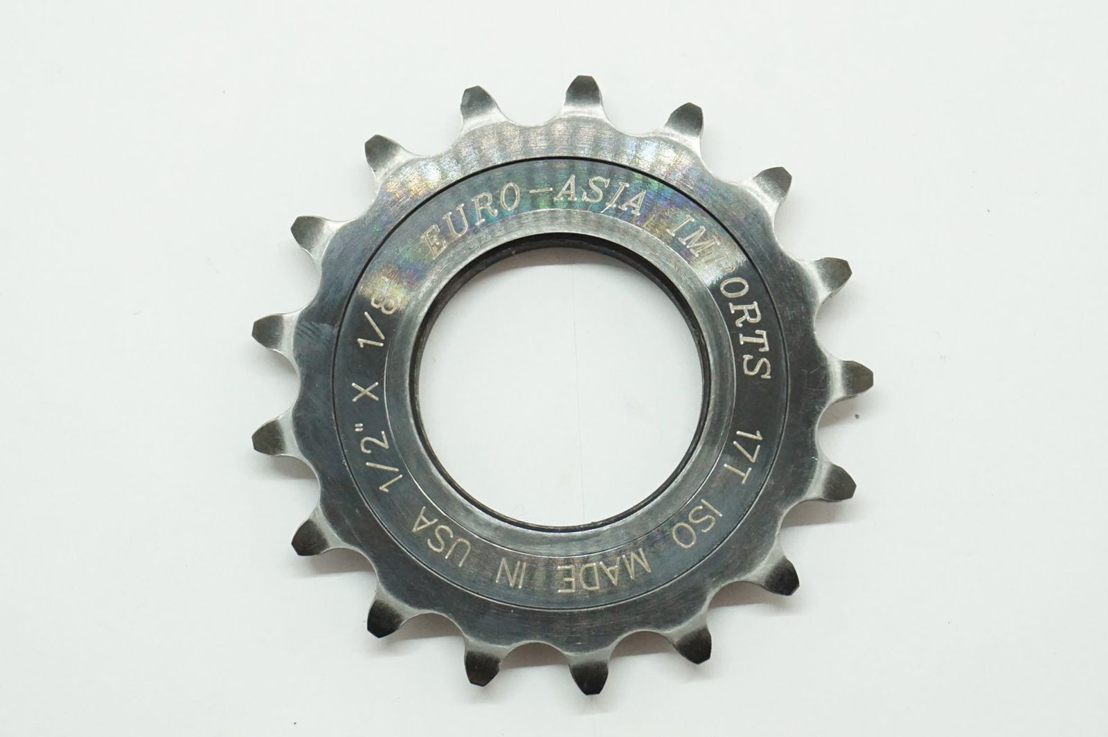 EURO ASIA ユーロアジア 17T コグ USA製　未使用品 EURO ASIA delux steel track cog(17T-22T) ユーロアジア