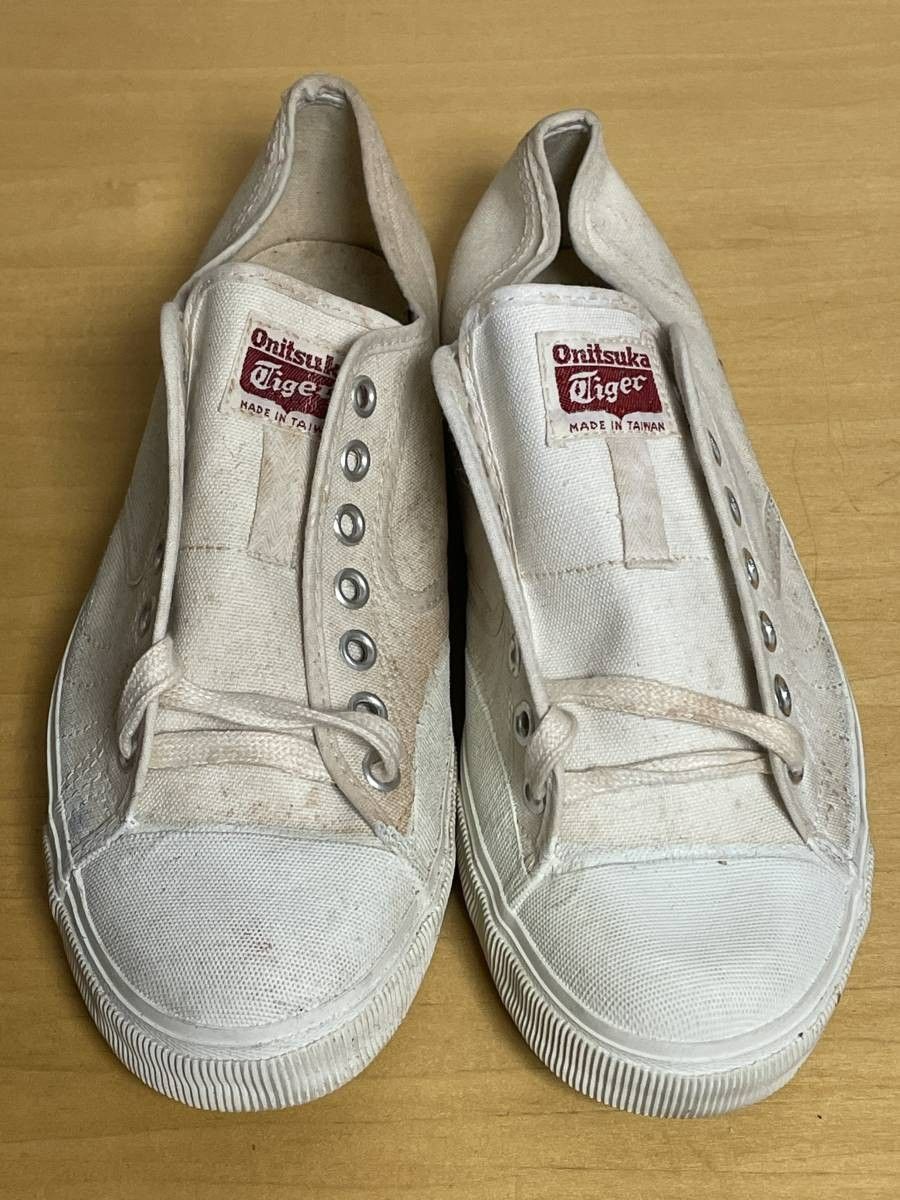 18 未使用品 60s 70s Onitsuka Tiger オニツカタイガー テニスシューズ パッシング キャンバス スニーカー 26cm デッド  - メルカリ