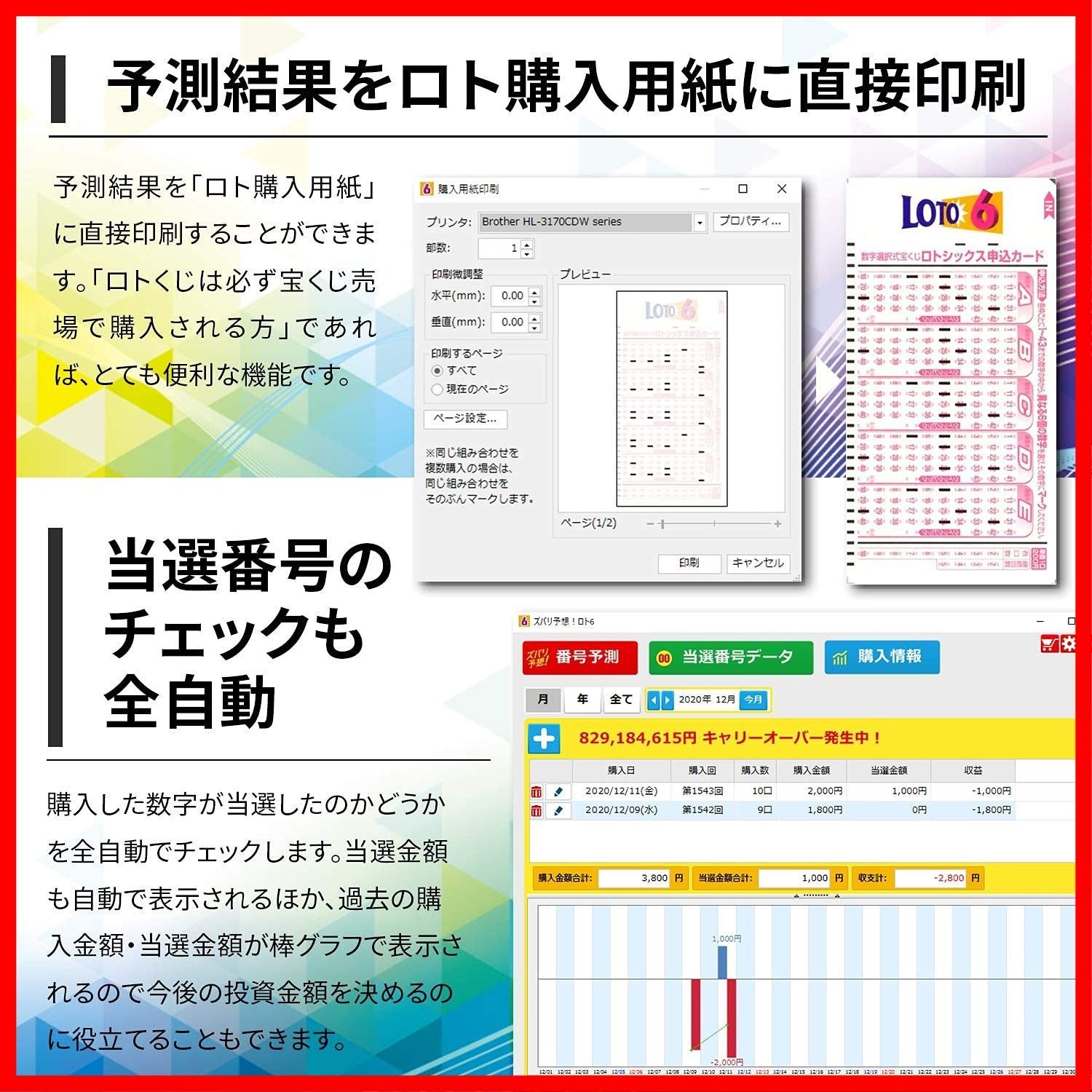 ミニロト｜ ロト ロト7 億万長者 勝利の方程式 ズバリ予想！ロト6 超的中法 あつまるカンパニー｜ ダウンロードカード版 - メルカリ