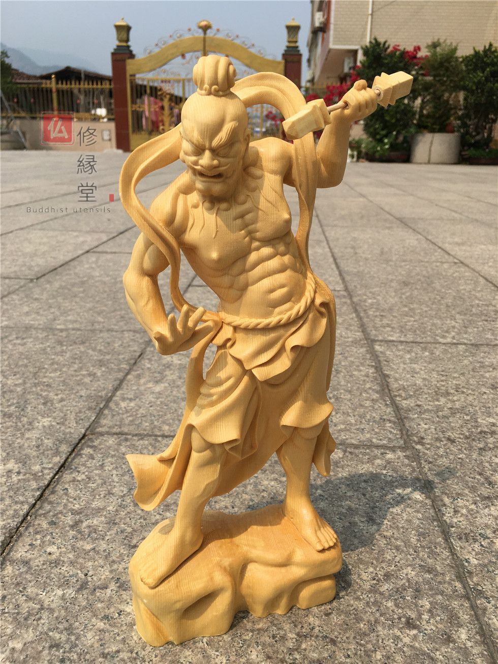 処分価格【リピーターK様専用】特大 仏教 仏像 高さ72cm 金剛力士像（仁王） 彫刻・オブジェ