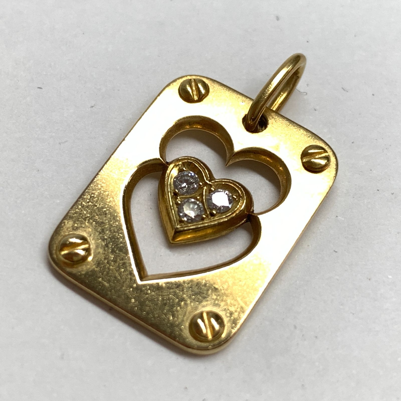 f001 Y5 DIOR ディオール ペンダントトップ ゴールド