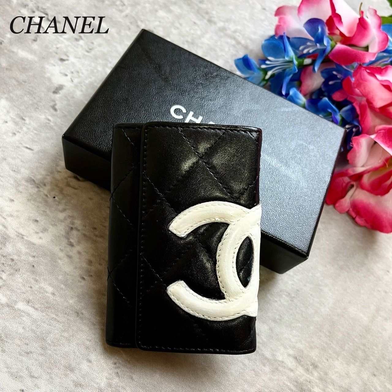 ✨良品✨CHANEL シャネル キーケース シール有り カンボンライン 6連